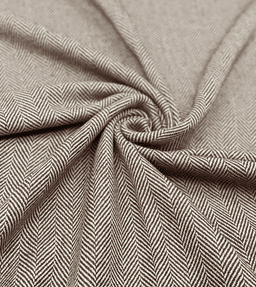 A herringbone alpaca throw, folded